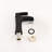 Waterfall Bathroom Faucet - Single Handle Brass Faucet With Drain, 1-Hole-125355866