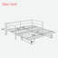 Metal Daybed With Led And Adjustable Trundle-14449132