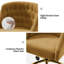 Chaise de travail en velours Doreen-1297583120