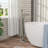 Bathtub Faucet With 360 Swivel Waterfall Spout And Hand Shower, Heavy - Duty Brass, Brushed Nickel Finish Filler Detachable Handheld-126726151