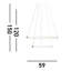 Lozada 2-Light Unique/Statement Chandelier