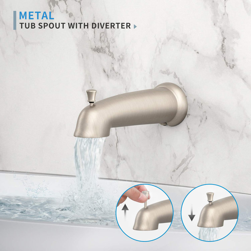Ensemble de robinet de baignoire, pomme de douche double avec robinet de baignoire
