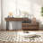 55-68.9-Inch Telescoping Vanity With 2 Large Storage Drawers And 2 Medium Storage Drawers