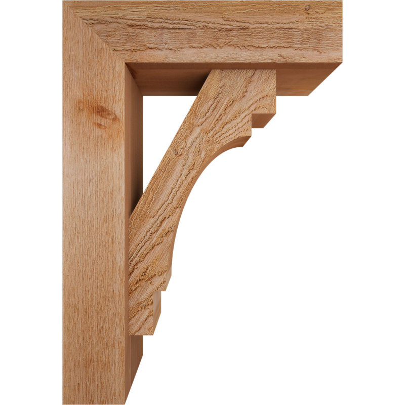Support Merced Block avec support décalé, 26 x 18, Cèdre rouge occidental de l 6 po (scié brut)