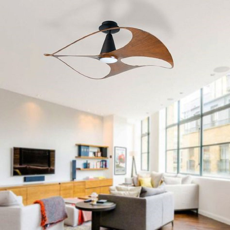 Watley 48'' Ceiling Fan with LED Lights, Walnut