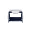 Meuble-lavabo de salle de bain 24 po X P 22 po D, avec plateau en quartz blanc-648121696-648121699