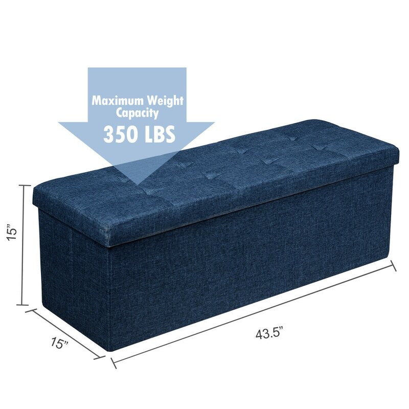 Latitude Run® Dawit Flip Top Storage Bench & Reviews | Wayfair