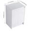 Armoire de rangement autoportante brillante de 24 pouces avec 2 portes à fermeture douce