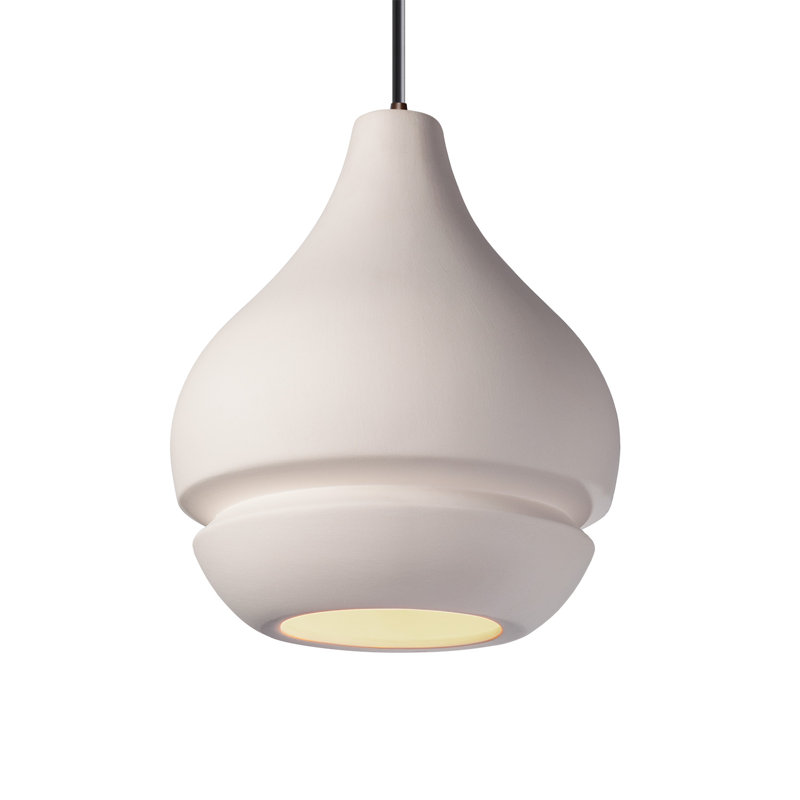 Sevenoaks 1 - Light Single Pendant, Matte Black, Incandescent, Gloss White