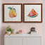 Happy Pear - Ensemble de 2 peintures sur toile encadrées-1314333187-1314333186