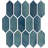 Daltile Miramo 2" x 5" Ceramic Picket Wall Mosaic (12 PCS Per Carton) (8.76 SQFT Per Carton)-109029243