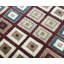 Hand-Knotted High-Quality Red, Gray, and Beige Area Rug