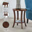 Dinh Round End Table with Shelf-1470300996