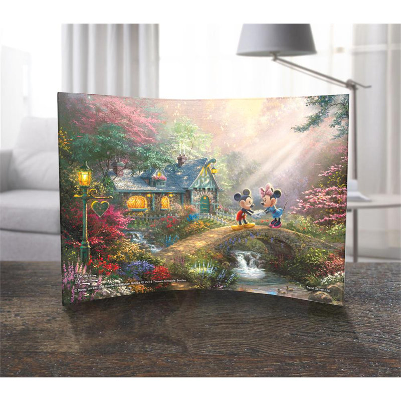 Imprimé acrylique Disney Disney Mickey and Minnie