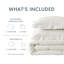 Ensemble d'édredon Phoebe Ivory Diamond-523345851-523345853