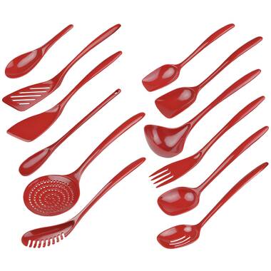 Hutzler Peel 'n Mash Vegetable Masher and Peeler Set, Red