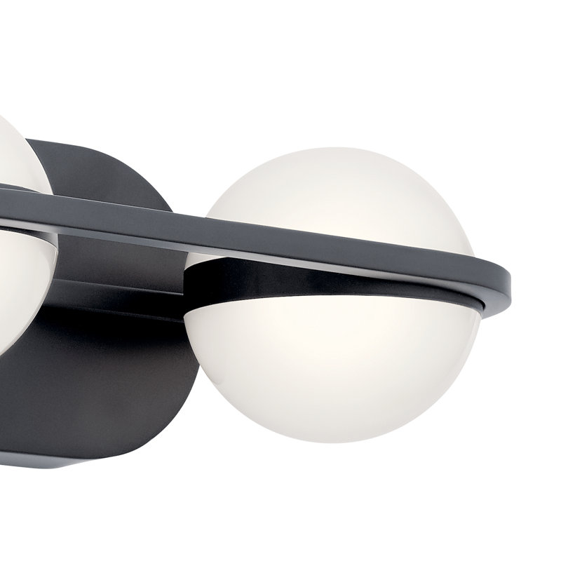 Nikko 2 - Light Dimmable LED Vanity Light, Matte Black