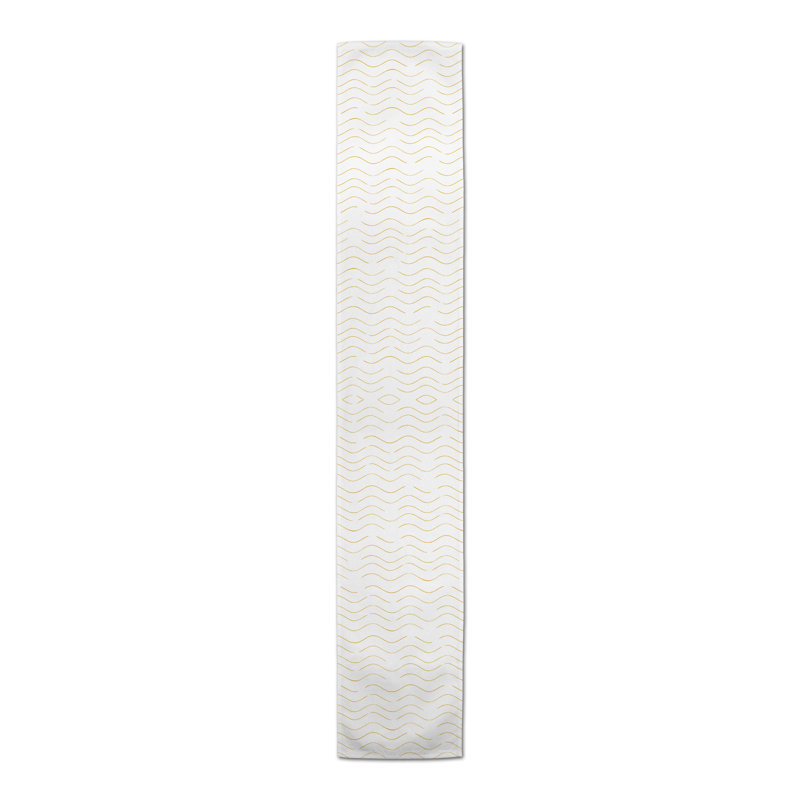 Jan Table Runner, 90" x 16", Yellow