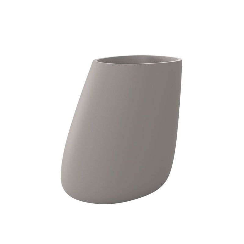 Jardinière en pierre, 55.25” H x 55.25” W x 41.75” D, Tortora