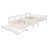 Full Over Full Convertible Wooden Bunk Bed with Twin Trundle, Splits Into Two Full Platform Beds-1759053671