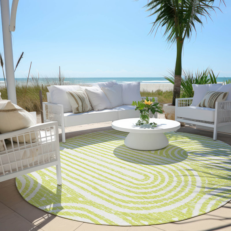 Tapis intérieur / extérieur Kinslee, Rond 8 pi