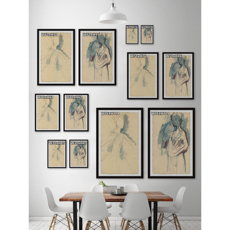 She Is Confident by Marmont Hill - 2 Piece Single Picture Frame Painting Set, 30cm H x 40cm W x 3.81cm D