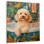 Caniche chien bain Time Bubbles I - Décoration murale chien-112909637-112909632