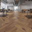 Planches de vinyle Blues Herringbone SPC - 29,5 po x 5,9 po - chêne Harpo-127424954