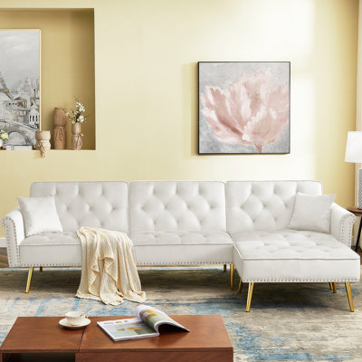110.31'' Velvet Sofa