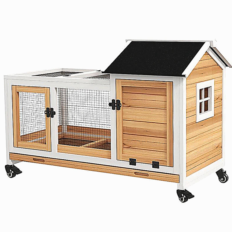 Cage pour animal de compagnie, cage à lapin en bois