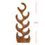 Solid Wood Tabletop Wine Bottle Rack Brown-1418212418