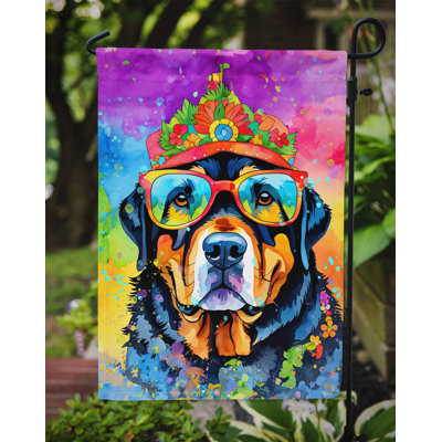 Drapeau de jardin Hippie Dawg