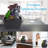 Handcrafted Indoor Outdoor Ceramic / Porcelain Weather Resistant Table Top Fountain with Lights