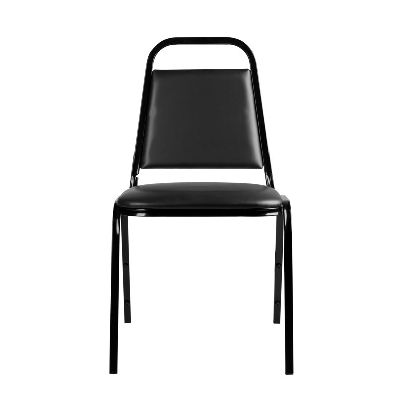 Stella Stack Chair, Pack of 2, Black