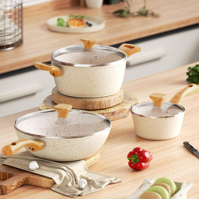 6 - Piece Non-Stick Aluminum Cookware Set