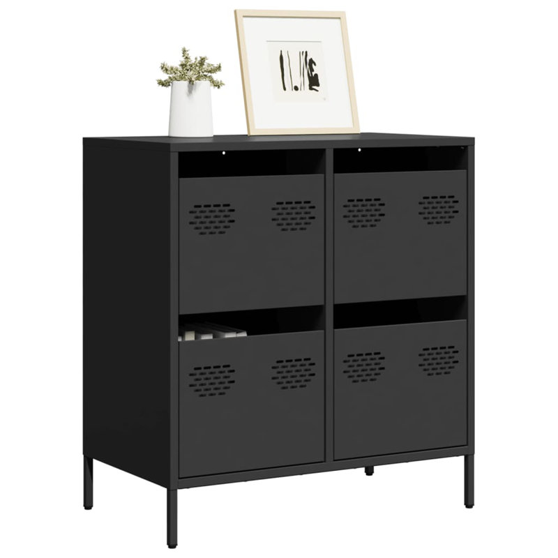 Sherlon Storage Cabinet, Black