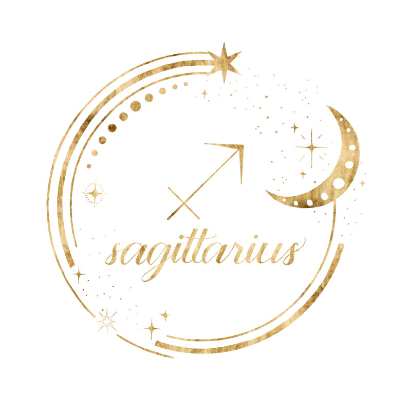 Gilded Astrology IX by Grace Popp - Wrapped Canvas Print, 30cm H x 30cm W
