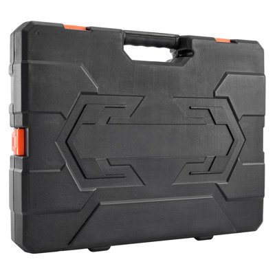 3/8 Inch Drive, 76 Piece, And Metric, Socket , Mechanic Tool Kit, Automotive Fix, Alloy, High Strength, Rustproof Pieces Inch Drive Metric Ratchet Tools For Maintenance Service Alloy Steel Case