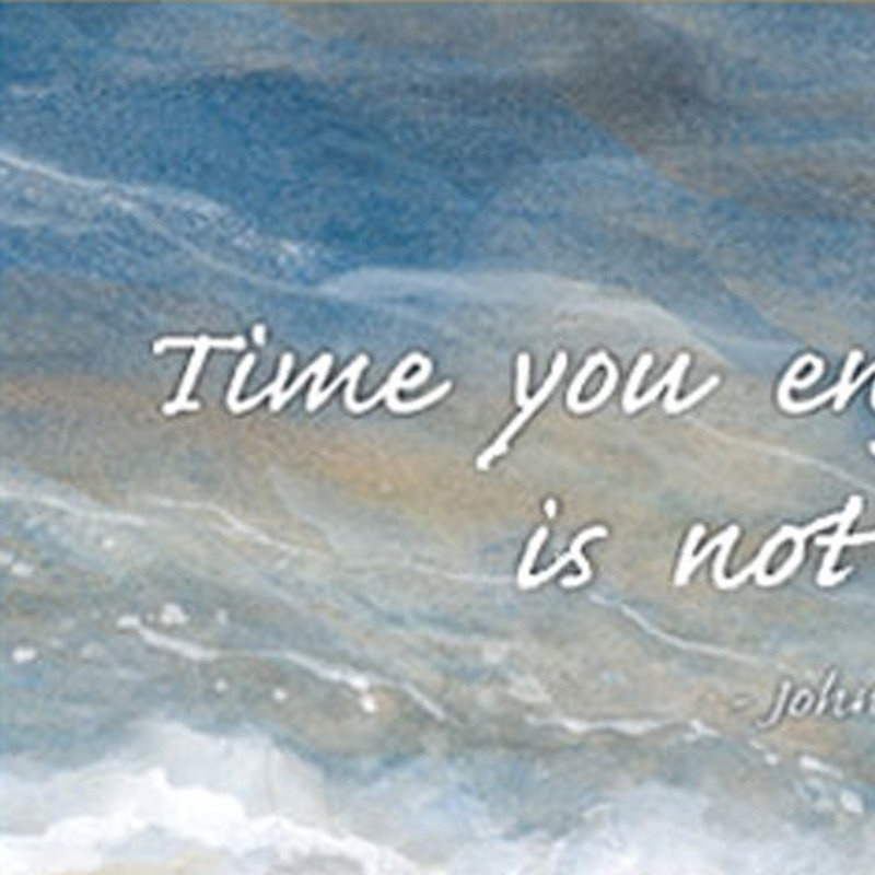 «Time Wasted», reproduction d'art encadrée