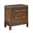 Asma 2-Drawer Rubberwood Nightstand