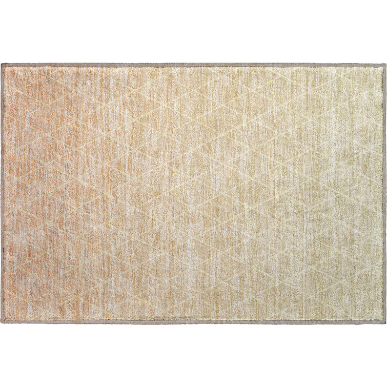 Premium Machine Washable Larock AMF1175 Geometric Rug