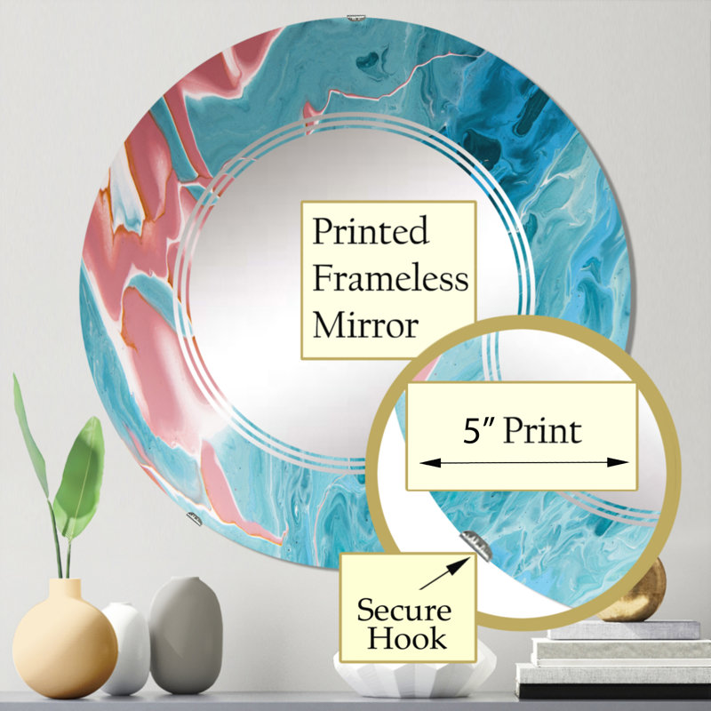 Miroir de salle de bain sans cadre, 24 po x 24 po