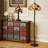 15'' Handcrafted Mini Tiffany Style Table Lamp, Stained Glass Rose Flowers Shade