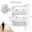 Shoe Cabinet With 2 Flip Drawers,Shoe Storage Cabinet For Entryway,Freestanding Shoe Cabinet Organizer With Open Storage