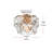 Maplewood 16 inch Crystal Flush Mount in Satin Gold-1780217177-1780217179-1780217182