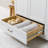Emlyn 60.50" Double Bathroom Vanity with 2 Cabinets, 2 Drawers, and Cultured Marble Vanity Top-747907728
