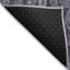 Tapis mauve / gris en polyester tissé à la machine Malchow-95853549