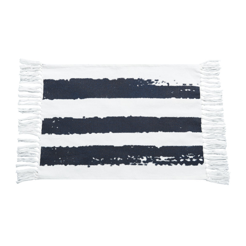 Langley Cotton Striped Rectangle Placemat