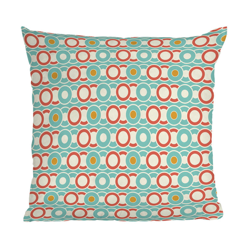 Coussin extérieur Heather Dutton Ring a Ding, 20 po x 20 po