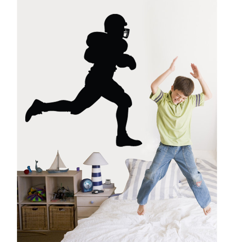 Décalcomanie murale Football Ball Carrier III, H 36 po x l 31,5 po